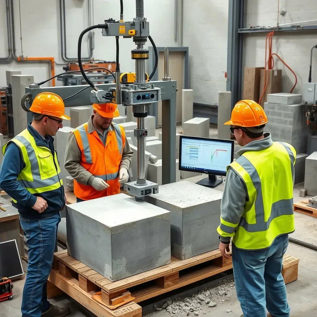 Лабораторные испытания бетона